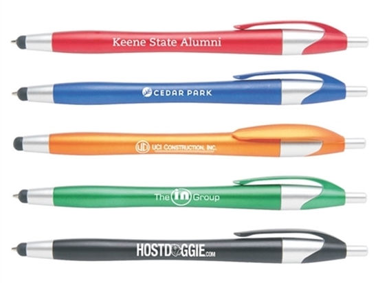 Javalina Metallic Stylus Pens