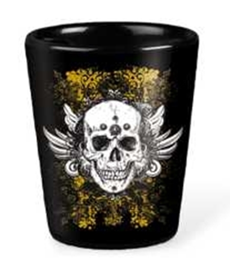 Picture of 2 Oz. Black Ceramic Shot Glasses