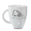 18 Oz Glossy Lustre Bistro Mugs White