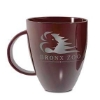 18 Oz Glossy Lustre Bistro Mugs Burgundy