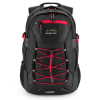 Basecamp Globetrotter 17" Laptop Backpack Black/Red