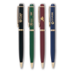 Twist Action Pen w/ Glisten Enamel Coated Barrel