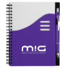 Color Wave Notebook White/Purple