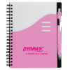 Color Wave Notebook White/Pink