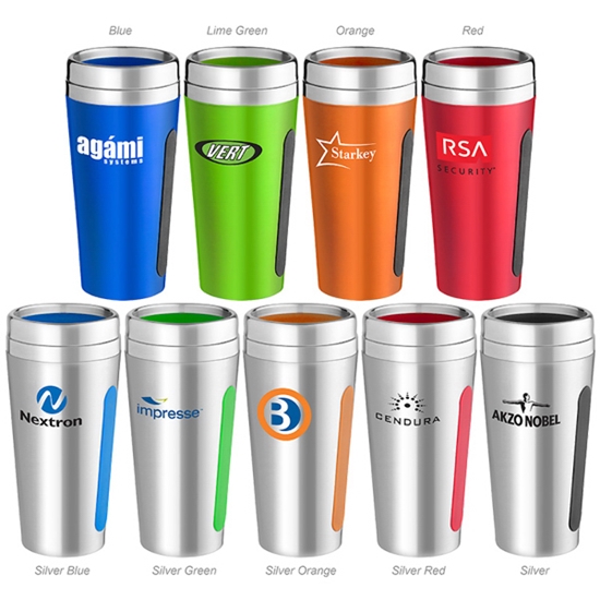 Picture of 15 oz. Dual-Grip Travel Tumbler