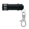 LED Flashlights with Lobster Clip Black