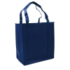 Atlas Non-Woven Grocvery Tote-Navy Blue