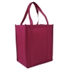 Atlas Non-Woven Grocvery Tote- Burgundy