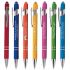 Ellipse Softy Brights w/Stylus - Laser Engraved Metal Pen