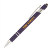 Ellipse Softy with Stylus - Full-Color Metal Pen Dark Purple