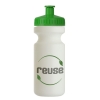 The Eco-Cyclist - 22 oz. Sports Bottle w/ Green Lid