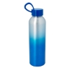 21 Oz. Aluminum Chroma Bottle Silver with Blue