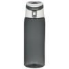 24 Oz. Tritan Flip-Top Sports Bottle- Translucent Charcoal w/ White Accents