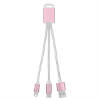 2-In-1 Braided Charging Buddy Rose Gold