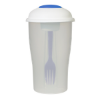 3-Piece Salad Shaker Set Frosted White/Blue Accessories 