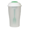 3-Piece Salad Shaker Set Frosted White/Green Accessories 