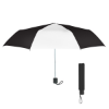 42" Arc Budget Telescopic Umbrella Black/White