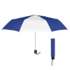 42" Arc Budget Telescopic Umbrella Royal Blue/White