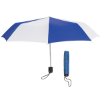 43" Arc Super-Mini Telescopic Folding Umbrella Royal Blue/White