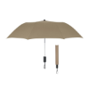 44" Arc Automatic Open Telescopic Folding Umbrella Khaki