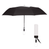 44" Arc Telescopic Diamond Top Vented Umbrella Black/White