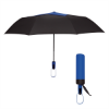 44" Arc Telescopic Diamond Top Vented Umbrella Black/Blue