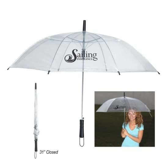 46" Arc Clear Umbrella