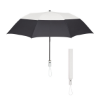 46" Arc Color Top Folding Umbrella Black/White