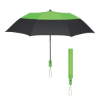 46" Arc Color Top Folding Umbrella Black/Lime Green