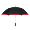 46" Arc Edge Two-Tone Umbrella Black/Red