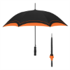 46" Arc Umbrella (4131) Black/Orange Trim