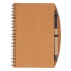 5" X 7" Eco-Inspired Spiral Notebook & Pen Natural