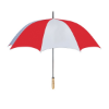 60" Arc Golf Umbrella White/Red