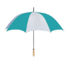 60" Arc Golf Umbrella White/Teal