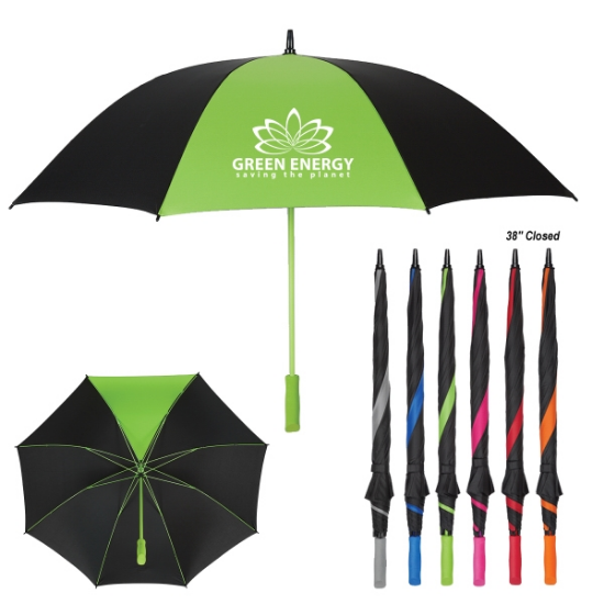 60" Arc Splash of Color Golf Umbrella 