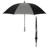 60" Arc Splash of Color Golf Umbrella Black/Gray