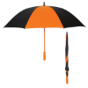 60" Arc Splash of Color Golf Umbrella Black/Orange