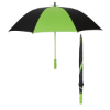 60" Arc Splash of Color Golf Umbrella Black/Lime Green