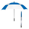 60" Arc Square Umbrella White/Royal Blue