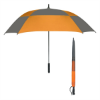 60" Arc Square Umbrella Orange/Gray