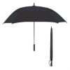 60" Arc Square Umbrella Black