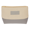 Allure Cosmetic Bag Natural/Grey Trim