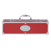 BBQ set in aluminum case Red