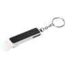 Bottle Opener/Phone Stand Key Chain White/Black