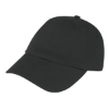 Brushed Cotton Twill Cap Black