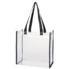 Clear Tote Bag-Black