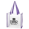 Clear Tote Bag-Purple