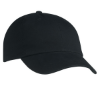 Cotton Chino Cap Black/Black Under Visor/Seam Tape