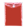 Disposable Poncho Red