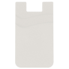 Dual Pocket Silicone Phone Wallet (222) White